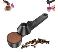 2-in-1 Measuring Spoon, Coffee Powder Pal Scoop for Ground, Funnel for Reusable K Cup Refillable Coffee Pods, 2 Tablespoon Capacity, Scoop with Funnel for Ground Protein Powder, Tea(1pc)