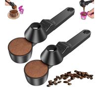 2-in-1 Measuring Spoon, Coffee Powder Pal Scoop for Ground, Funnel for Reusable K Cup Refillable Coffee Pods, 2 Tablespoon Capacity, Scoop with Funnel for Ground Protein Powder, Tea(2pcs)