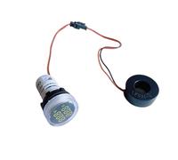 2 in 1 mini voltmetro amperometro digitale a LED AD101-22VAM AD16-22VAM spia AC50-500V 0-100Amp 22mm(AD16-22VAM white)
