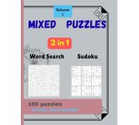 2 in 1 mixed word search and sudoku vol 2: 100 puzzle book volume 2 about word search , sudoku in computer theme , 9 x 9 grid sudoku , for computer ... seniors | 8.5 inch x 11 inch | 100 puzzles