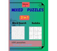 2 in 1 mixed word search and sudoku vol 4: 100 puzzle book volume 4 about word search , sudoku in dentist theme , 9 x 9 grid sudoku , for dentist ... seniors | 8.5 inch x 11 inch | 100 puzzles