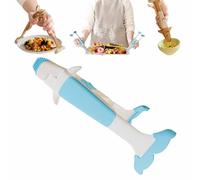 2 In 1 Multi Purpose Heatproof Dish Gripping Clamps,Anti-Scald Bowl Clip,Non Slip Hot Bowl Dishes Plate Gripper Clips,Heat Resistant Plate Holder For Kitchen Cooking Microwave (Blue)