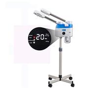 2 in 1 Nano Ionic Vapore Viso, Doppio Spruzzatore Caldo e Freddo Spruzzi Macchina Vaporizzatore Viso Umidificatore Spa Ozono Atomizzatore Vapore per Salone Home,Touch screen