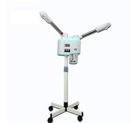 2 in 1 Nano Ionic Vapore Viso, Doppio Spruzzatore Caldo e Freddo Spruzzi Macchina Vaporizzatore Viso Umidificatore Spa Ozono Atomizzatore Vapore per Salone Home,Blu,Normal
