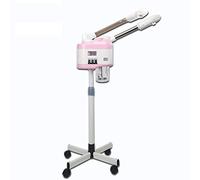 2 in 1 Nano Ionic Vapore Viso, Doppio Spruzzatore Caldo e Freddo Spruzzi Macchina Vaporizzatore Viso Umidificatore Spa Ozono Atomizzatore Vapore per Salone Home,Rosa,Normal