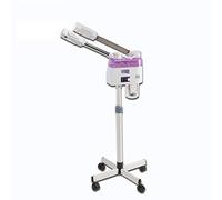 2 in 1 Nano Ionic Vapore Viso, Doppio Spruzzatore Caldo e Freddo Spruzzi Macchina Vaporizzatore Viso Umidificatore Spa Ozono Atomizzatore Vapore per Salone Home,Viola,Normal
