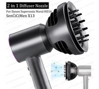 2 In 1 Nuovo Ugello Diffusore per Dyson Supersonic HD16 Nural SenCiciMen X13 Asciugacapelli Diffusore Accessori di Attacco Ugelli