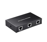 2 In 1 Out O 1 In Out di Commutazione di Rete Ethernet Way Condivisione Adattatore di Rete Splitter Per Laptop Commutazione Non Gestita