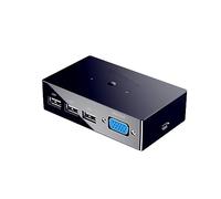 2 in 1 Out VGA KVM Switcher Adapter Per Windows XP/Vista NATEFEMIN