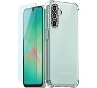 2 in 1 Pack Samsung Galaxy A56 5G Clear Soft Case + Design per Samsung Samsung Screen Protector - Nouvo