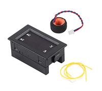 2 in 1 Pannello Meter Voltmetro di Alta Precisione LED Digital Multimetro, Amperometro a Doppio Schermo AC 100~300V 0-100A(Red-Blue)