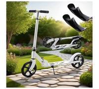 2 in 1 Patinete de Nieve Plegable con Due Ruote Altezza Regolabile, Capacità di Carico 150 kg Monopattino Da Città per Bambino 3 Ai 15 Anni Sport All'aria Aperta Ideali