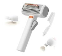 2-in-1 Pet Self-Detangling & Grooming Comb - Professional Undercoat Rake for Pets and Deshedding Tools Undercoat Rake for Dogs, Stainless Steel Cat Deshedding Tool and Hair Comb (1Pcs)