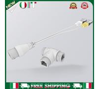 # 2-in-1 POE Camera Cable Connector Splitter RJ45 Connector for IP Camera Instal