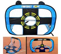2-in-1 Porta e Rete da Calcio Pop-Up,Set di Allenamento Portatile per Calcio Indoor/Outdoor per Precisione nei Passaggi e nei Tiri,Include Borsa per il Trasporto