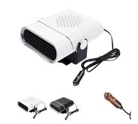 2-in-1 Portable Car Heater With 360° Rotation,Car Defroster Windshield Heater,Heating/Cooling Switchable,2026 New 2-in-1 Portable Cars Heaters,for All Cars Winter (12V,White)