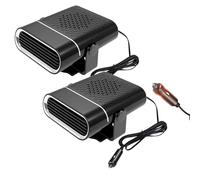 2-in-1 Portable Car Heater With 360° Rotation,Car Defroster Windshield Heater,Heating/Cooling Switchable,2026 New 2-in-1 Portable Cars Heaters,for All Cars Winter (24V,Black 2)