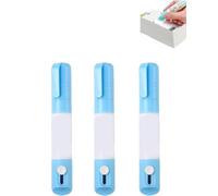 2 in 1 Privacy Wipe Box, solvente per inchiostro termico, correttore termico per etichette, penna per cancellare carta termica a base d'acqua, informazioni sulla privacy, liquido liquido per documenti
