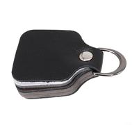 2 in 1 Pulitore e raddrizzatore per lenza, in acciaio inox, per raddrizzare le linee e rimuovere lo sporco, custodia compatta in pelle PU per pesca alla trota, salmone, luccio (grigio tre in uno)