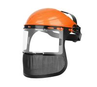 2-in-1 PVC Mesh Face Shield For Grass Cutting Safety Protective Visor For T