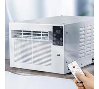 2-in-1 raffreddatore d'aria portatile con telecomando, 280W deumidificatore a bassa energia per tenda da camera da letto, unità di spostamento silenzioso AC, comfort di raffreddamento veloce per i dor