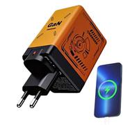 2 in 1 Retractable Charger, 2025 New - 20w Caricabatterie with 2-in-1 Cables - Lighting & Type C, Compatibile Veloce per Viaggi Di Lavoro