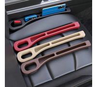 2 in 1 Riempitore di spazio tra sedile e console dell'auto, Organizer a slot a prova di perdite con doppi slot per contenere telefono, chiavi, monete, design antiscivolo, adatto per SUV e sedan, acces