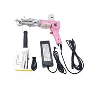 2 in 1 rosa tufting gun cut pile loop pile tappeto elettrico tappeto tappeto tessitura macchina for maglieria regalo fai da te maglieria forniture all'uncinetto(Pink)
