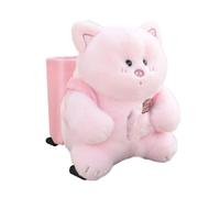 2 in 1 scatola di fazzoletti per auto bambole cartone animato bidone della spazzatura breve peluche auto porta fazzoletti scatola accessori
