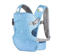 2 in 1 - Sciarpa da trasporto ergonomica, comoda, traspirante lombare con sedile 'anca e busta leggera per mamma, papà e bambino per le passeggiate