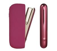 2-in-1 set Custodia Protettivo Cover+ Coperchio Laterale per IQOS ILUMA/ILUMA i, Silikon Accessori (Fuchsia)