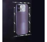 2 in 1 - Set di protezioni per obiettivo della fotocamera e telaio per iPhone 16 Pro Max Clear