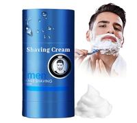 2-in-1 Shaving & Cleansing Cream Stick per uomo Crema da barba ammorbidente Crema da barba idratante per la pelle Gel da barba portatile Formula delicata