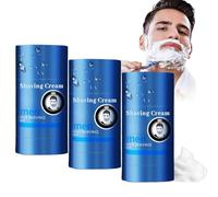 2-in-1 Shaving & Cleansing Cream Stick per uomo Crema da barba ammorbidente Crema da barba idratante per la pelle Gel da barba portatile Formula delicata