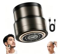 2-in-1 Smart Electric Bald Head Shaver and Beard Trimmer with Digital Display, Portable Electric Bald Head Shaver for Men, 360° Floating Head Dual-Speed Groomer for Bald Men, Face, Beard
