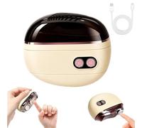 2-in-1 Smart Electric Nail Trimmer & Lucidatore, 1pc-a | Tagliaunghie automatico ricaricabile a 2 velocità, anti-pizzicamento, a lunga durata, con luce LED e clip per unghie e dita