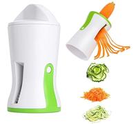 2 in 1 Spiralizzatore di Verdure,taglia zucchine spaghetti,temperino per verdure,Affettaverdure a Spirale, taglia verdure a spaghetti,spaghetti di zucchine attrezzo,Cipolla Multifunzione Affetta