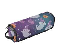 2 in 1 strumenti per capelli organizer con cuscinetto resistente al calore viola fantasma zucca modello