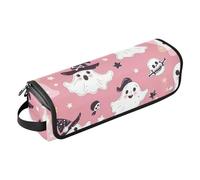 2 in 1 strumenti per capelli organizer con tappetino in ferro modello fantasma Halloween carino spettrale