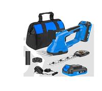 2 in 1 tagliasiepi Elettrico 20V Tosaerba a Batteria Batteria potatore Attrezzi da Giardino cesoie tagliasiepi for Erba(20V Trimmer Set3)