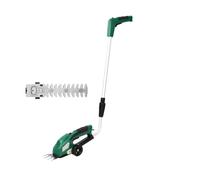 2 in 1 tagliasiepi elettrico da 7,2 V batteria ricaricabile tagliasiepi motore utensili elettrici a batteria da giardino per giardino, prato(With Handle)