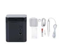 2 in 1 trapano per unghie kit di lime per unghie elettrico portatile 0 35000 giri/min strumento professionale per pedicure manicure a basso rumore per salone di bellezza uso (Nera)