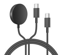 2 in 1 USB C Caricatore Smartwatch per Samsung Galaxy Watch 7/Ultra/6/6 Classic/5 Pro/4 Classic/Active 2, Magnetica Cavo Caricabatterie Smartwatch Cavo Ricarica per Samsung Galaxy S25 S24 S23 S22 S21