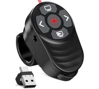 2 in 1 USB C Presentation Clicker, Wireless 2.4G Type C e USB ricevitore Presenter Clicker, puntatore per presentazioni Controllo del volume per Windows