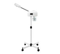 2 in 1, vaporizzatore viso intelligente, sauna viso caldo-freddo, autoportante, dispositivo a vapore, umidificatore acquatico con touch screen LED e lente di ingrandimento, tecnologia di riscaldamento