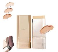 2 in 1 Vivienbeauty Foundation Stick,Multi-use Foundation Stick,Hydrating Lightweight Foundations Sticks with Brush for All Skin Types,Oil Control Concealer Long-lasting (Natural Color)