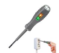 2-in-1 Voltage Tester Screwdriver - No Contact Electrical Test Pen 12-220V With Flathead & Crosshead Magnetic Tip, Insulated Handle Circuit Detector For Electricans