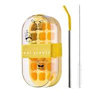 2 In 1 Water Bottle with Ice Tray - Reusable Bottle with Built In Straw for Easy Hydration | Press to Release s Feature, Leak Resistant Design for Home Kitchen Office Travel Outdoor Camping