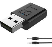 2 in1 USB Bluetooth 5.0 + EDR Trasmettitore Ricevitore AUX Adattatore Portatile Wireless Musica TV PC Audio Trasmettitore 3.5mm
