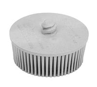 2 Inch Bristle Disc Grit Abrasive Bristle Shank Attachment Disc for Burr Rust Coating Removal on Metal, Silicon Carbide, Compatible with Electric Drill Rotary Tools Mini Grinders (Grigio)